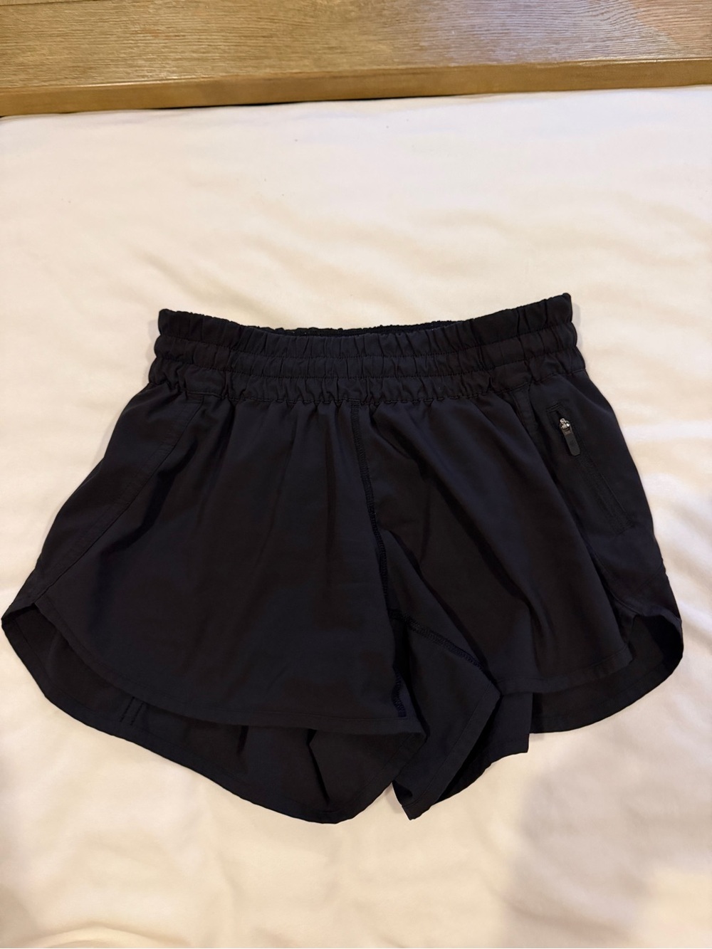 Lululemon 3.5”  athletica Black Layered Run Shorts